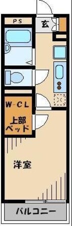 レオパレスKOIWAIの物件間取画像